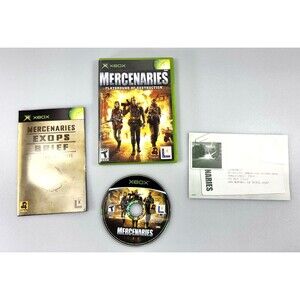 Mercenaries: Playground of Destruction Xbox 2005 Complete with Manual Tested